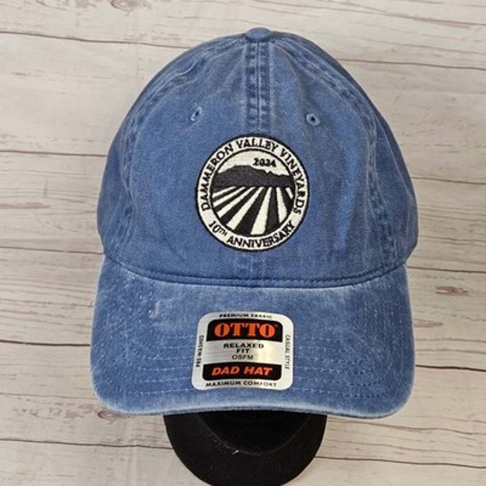 OTTO Dad Hat Relaxed Fit OSFM Blue Washed Dammeron Valley Vineyards 2024
